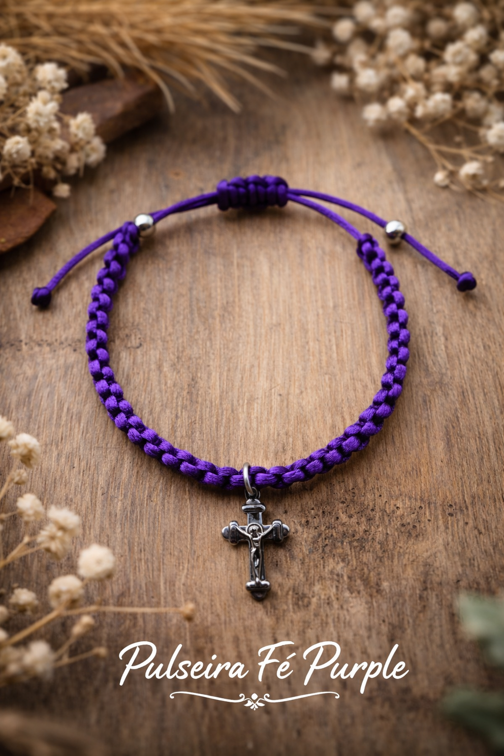 Pulseira Fé Purple