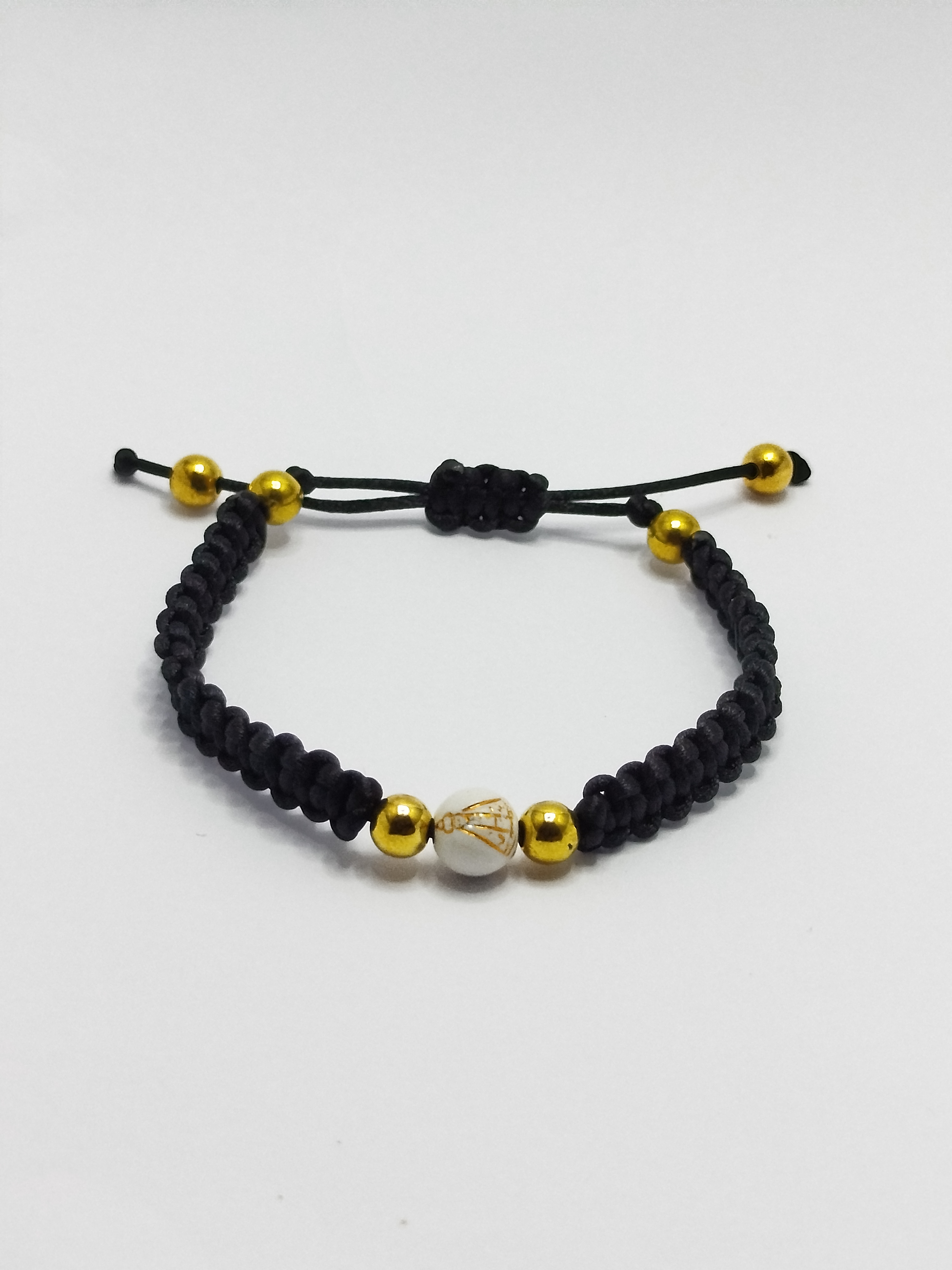 Pulseira Fé Dourada